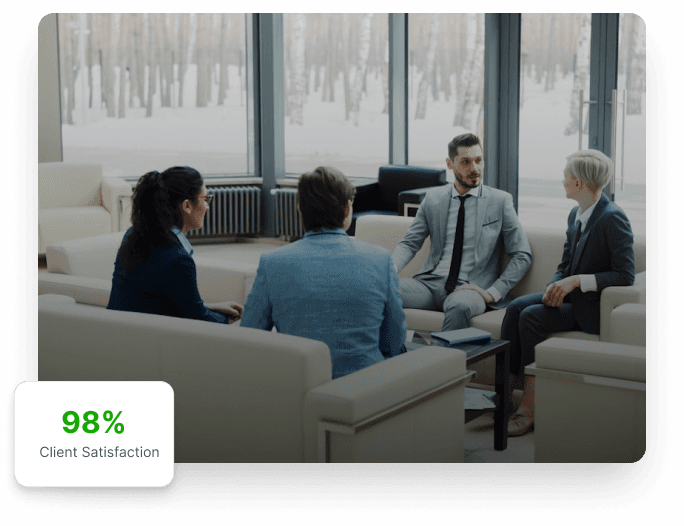 Professionals in a meeting